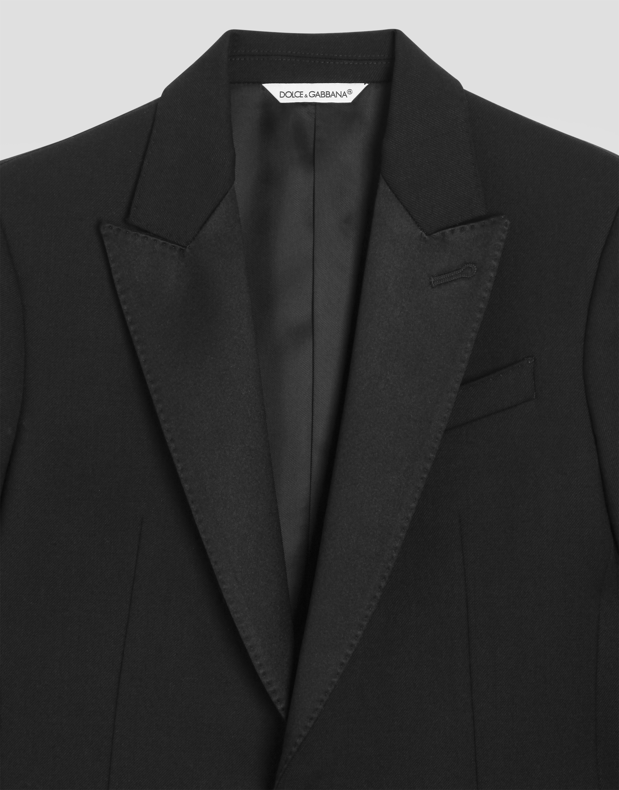 Dolce & Gabbana Kids Boys Single-Breasted Jacket in Bi-Stretch Twill - 3