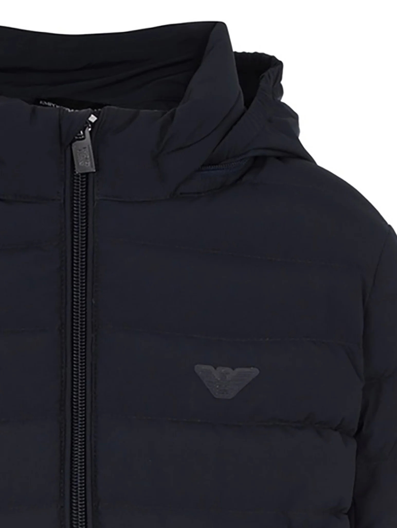 Emporio Armani Dziecięca kurtka puchowa granatowy - 3