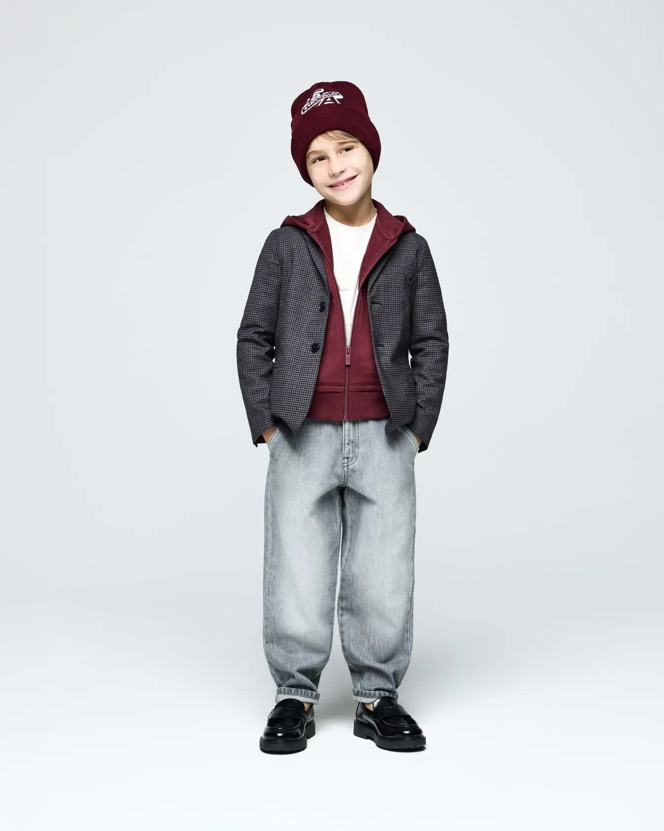Emporio Armani Dziecięce jeansy straight z prostą nogawką - 2