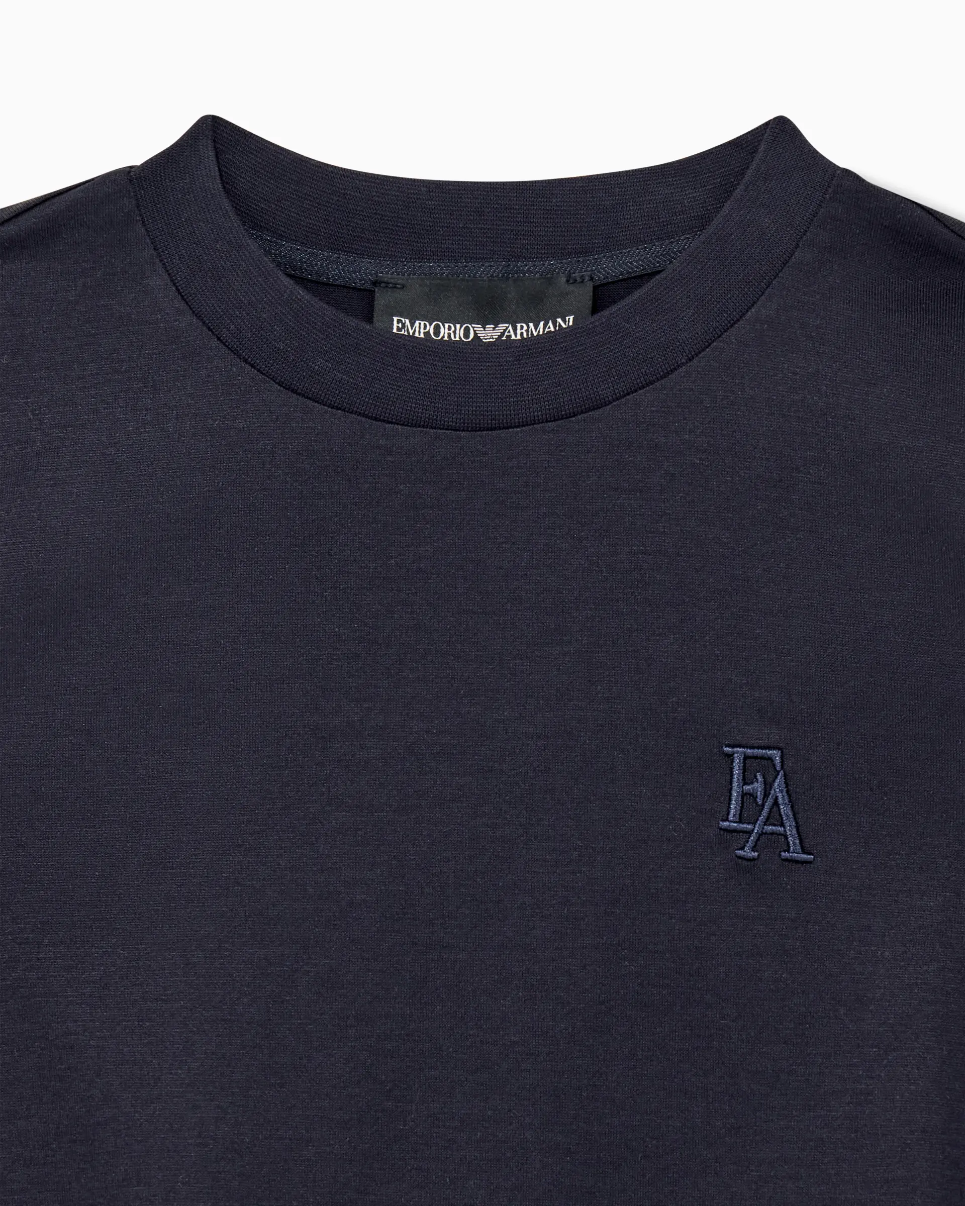 Emporio Armani Dziecięcy T-shirt z mieszanki lyocell z haftowanym logo - 3