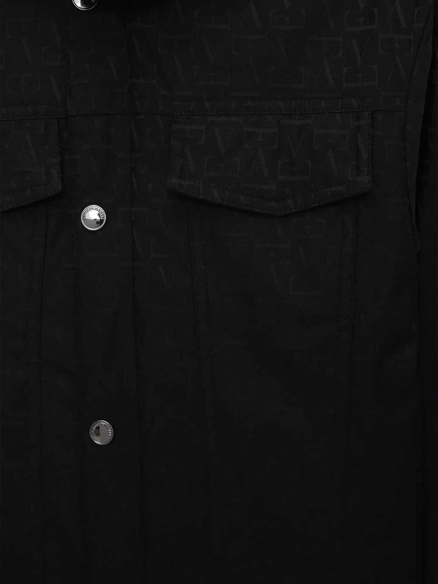 Emporio Armani Dziecięca kurtka z kapturem z żakardowym monogramem - 5