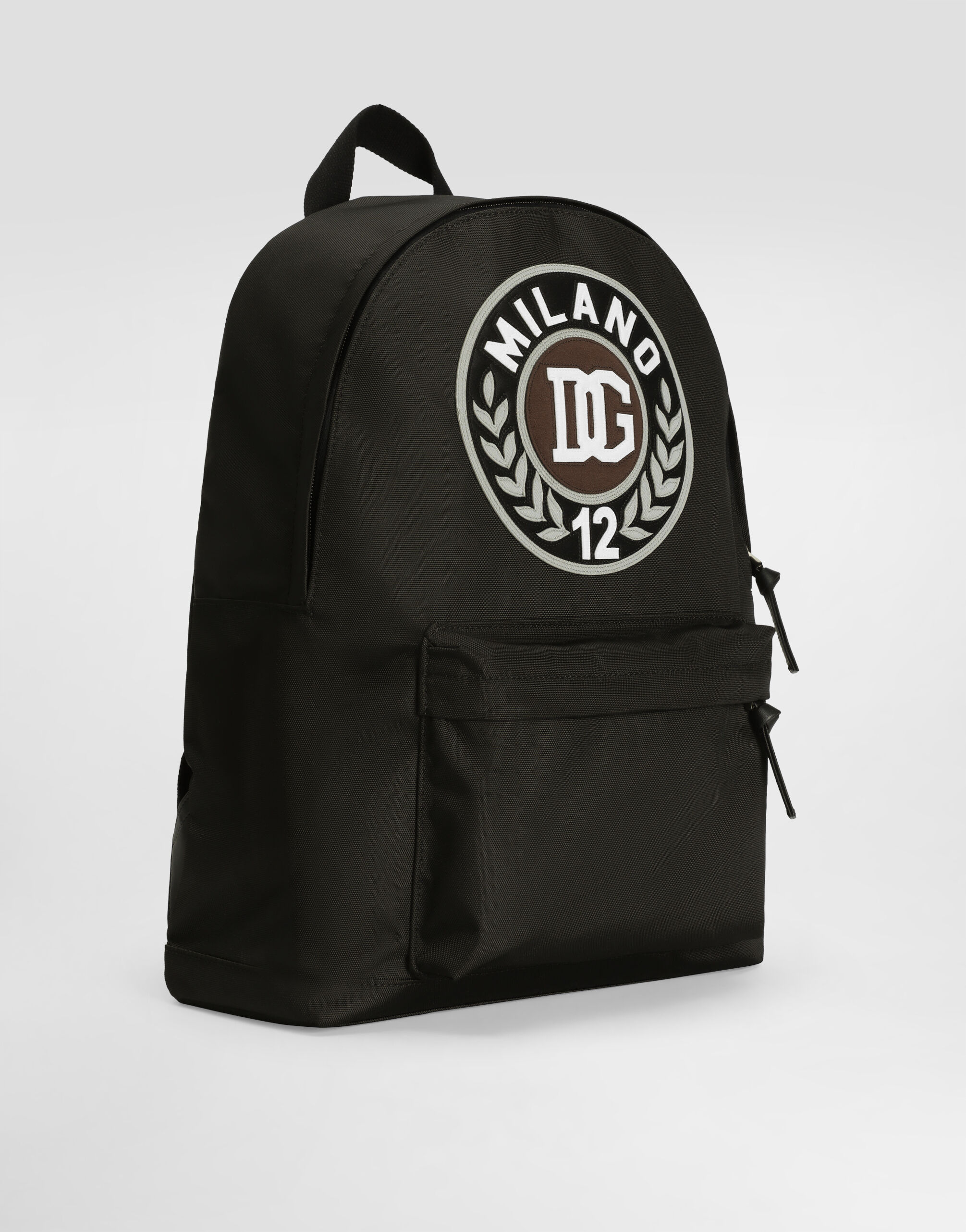 Dolce & Gabbana Kids Dziecięcy plecak nylonowy z naszywką DG - 2