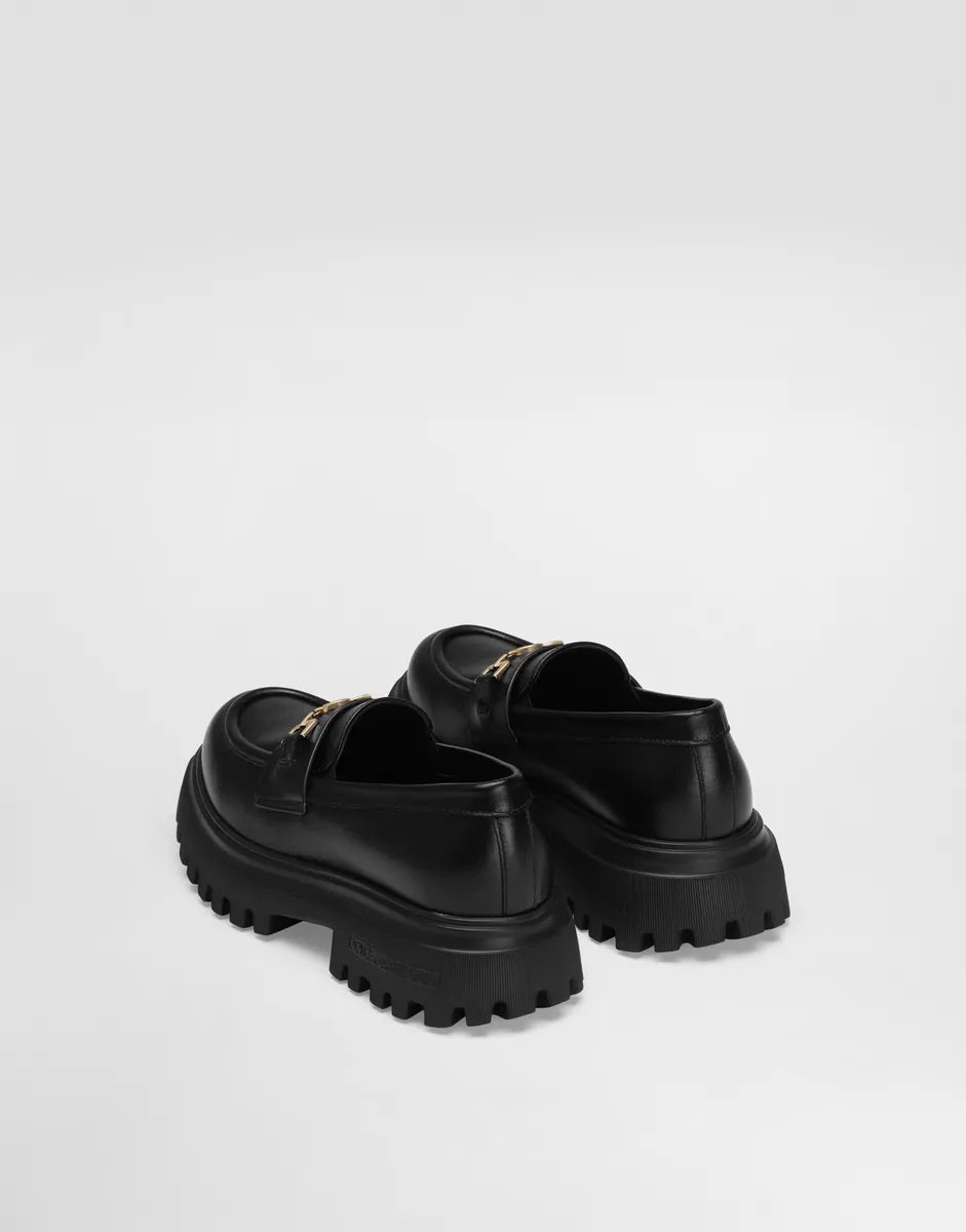 Dolce & Gabbana Kids Dziecięce mokasyny z nappa skóry cielęcej - 3