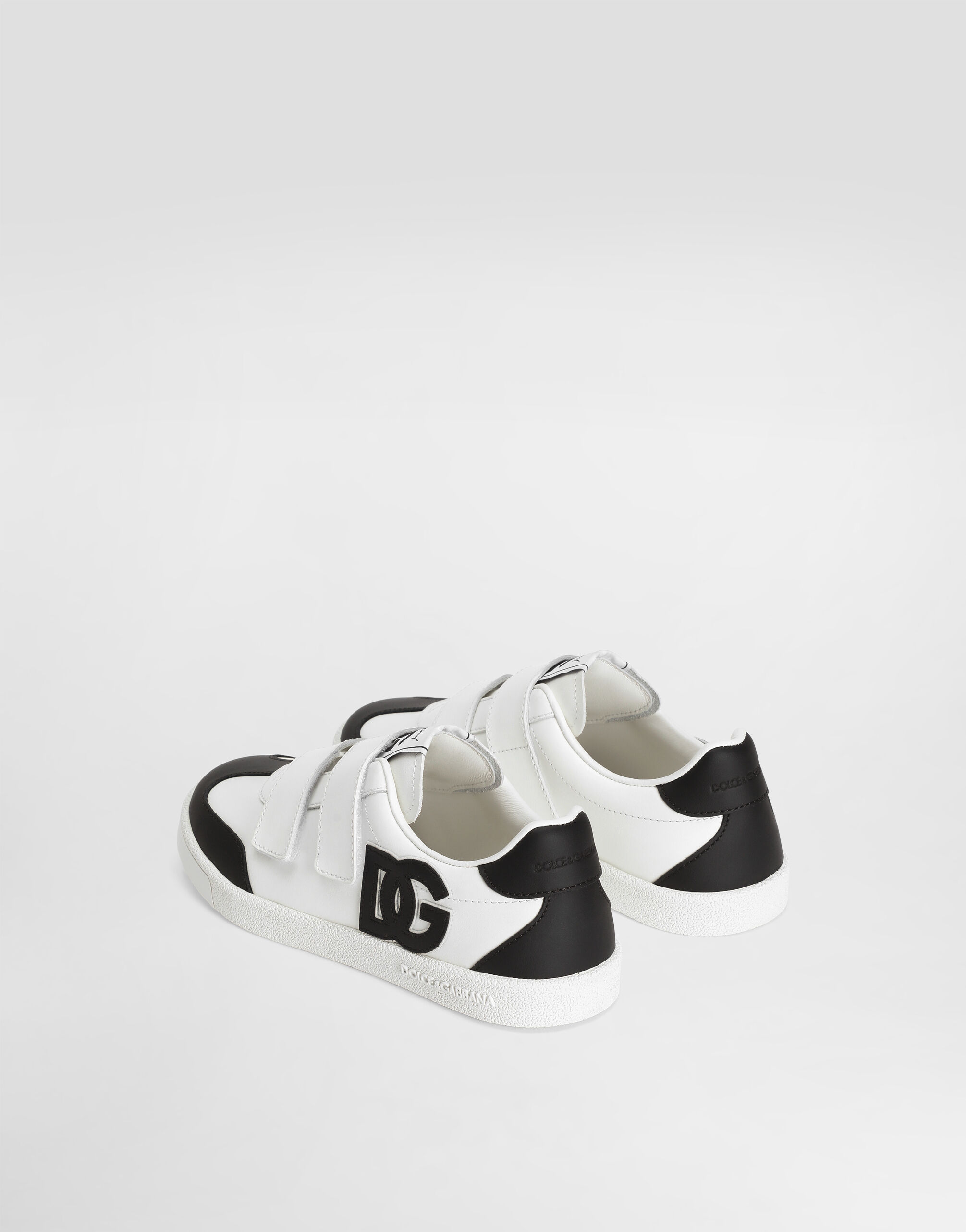 Dolce & Gabbana Kids Dziecięce sneakersy DG Original ze skóry cielęcej - 3