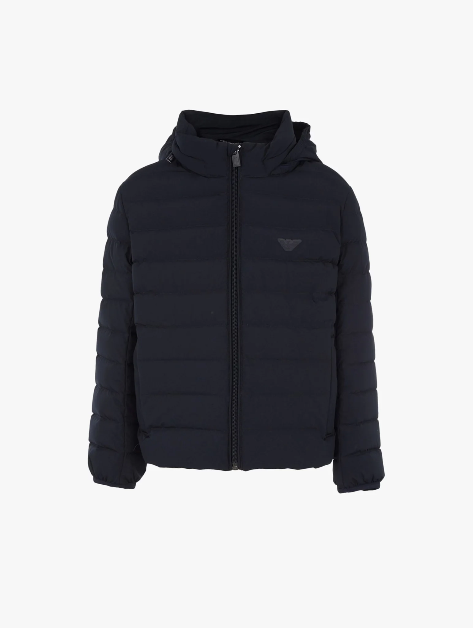 Emporio Armani Dziecięca kurtka puchowa granatowy - 1