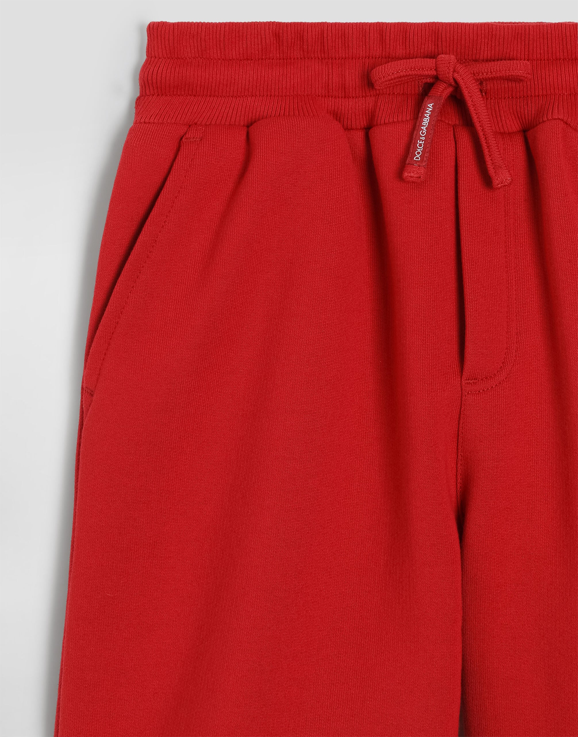 Dolce & Gabbana Kids Boys Fleece Bermuda Shorts with Logo Patch - 5