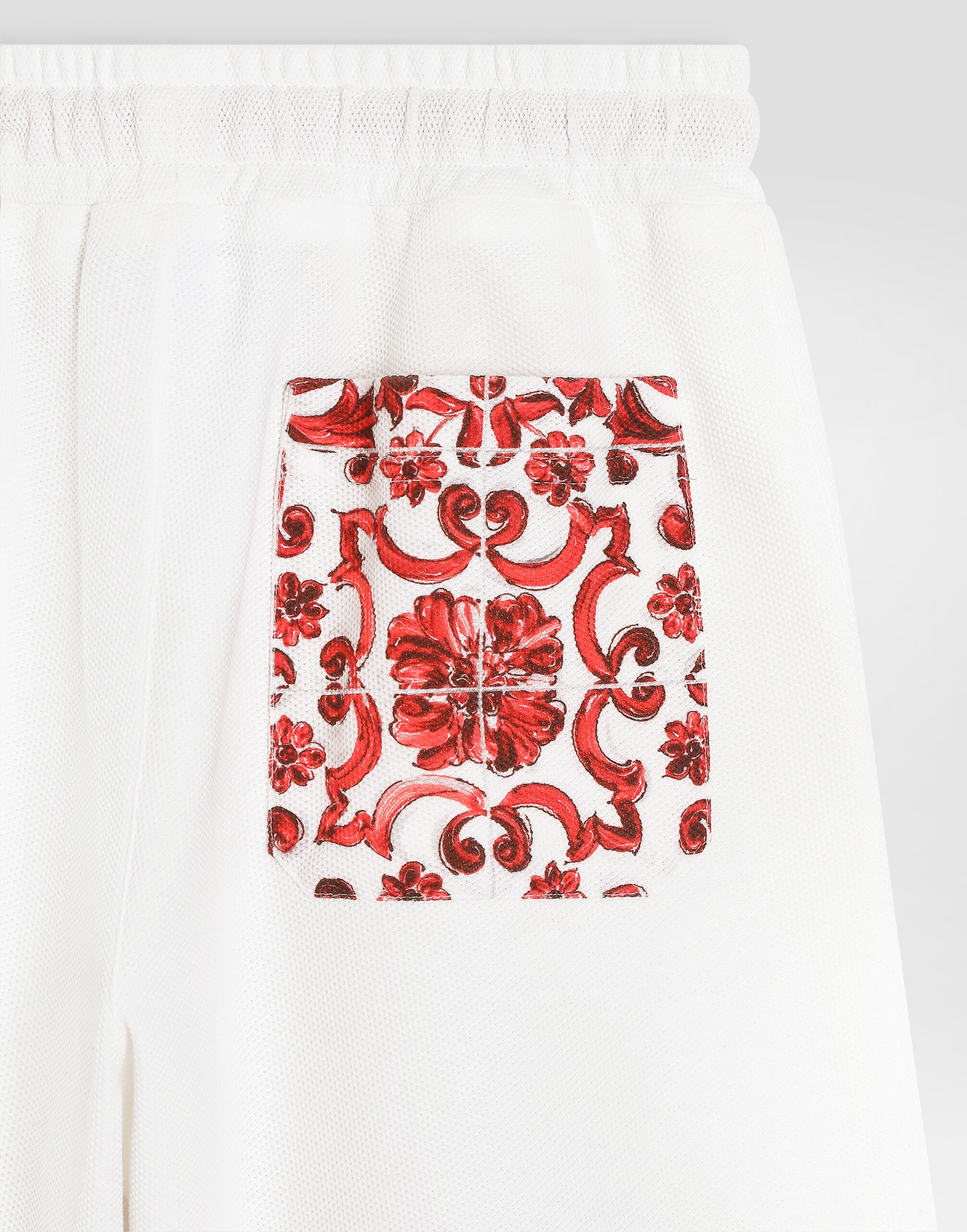 Dolce & Gabbana Kids Boys Majolica-Print Double Piqué Bermuda Shorts - 5
