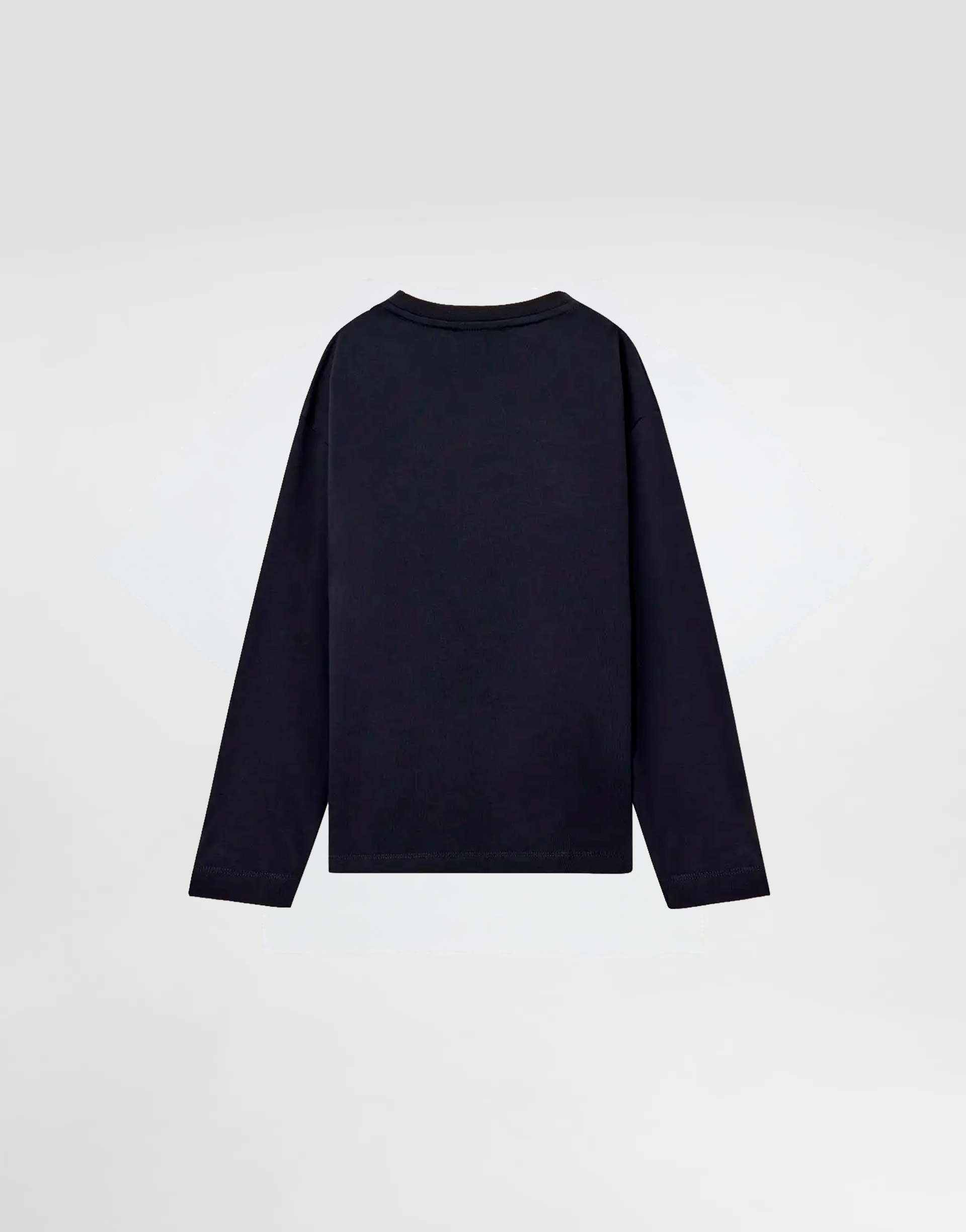 Emporio Armani Dziecięca bluza z okrągłym dekoltem z ciężkiego jerseyu z haftowanymi naszywkami - 4