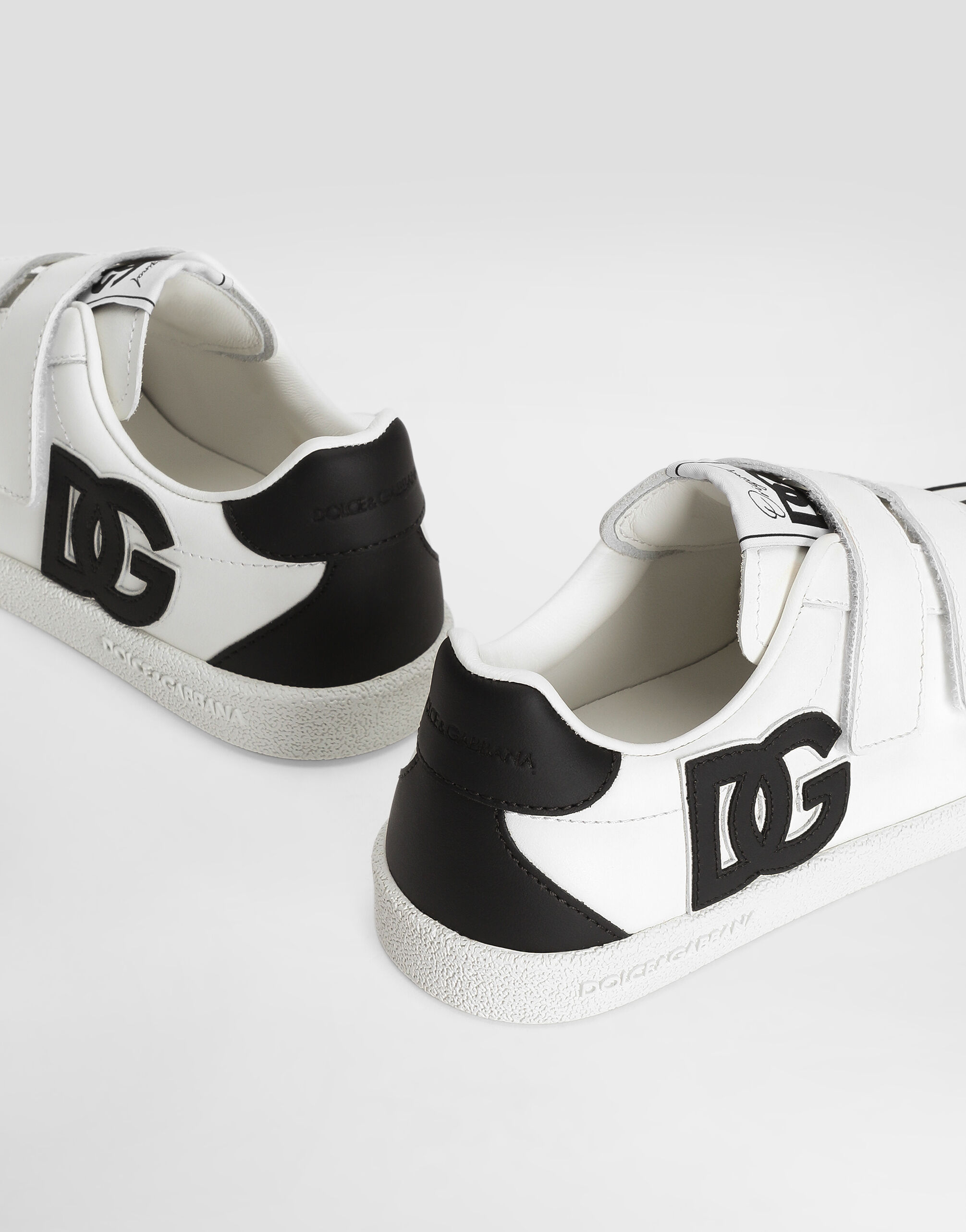 Dolce & Gabbana Kids Dziecięce sneakersy DG Original ze skóry cielęcej - 4