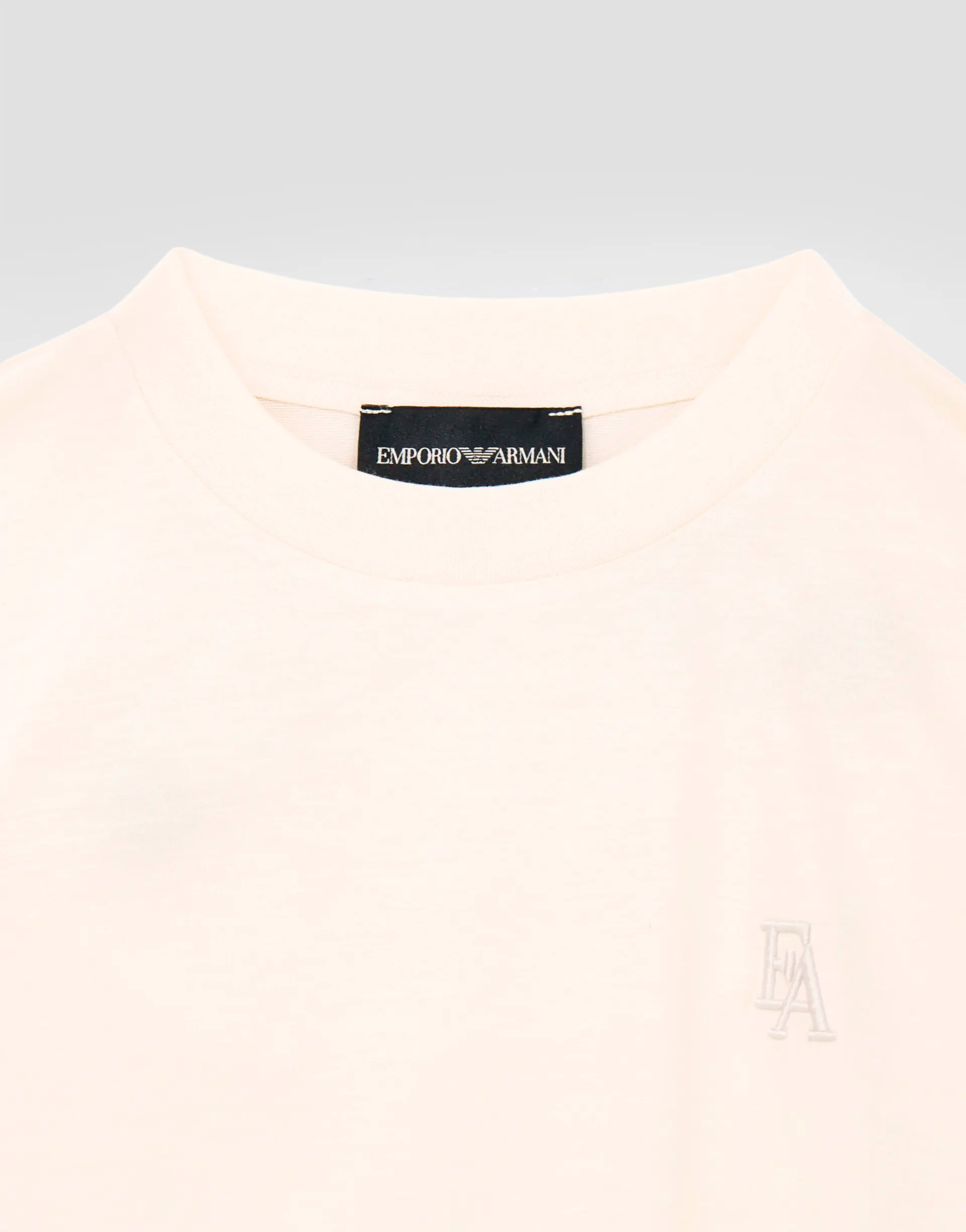 Emporio Armani Dziecięcy T-shirt z mieszanki lyocell z haftowanym logo - 4
