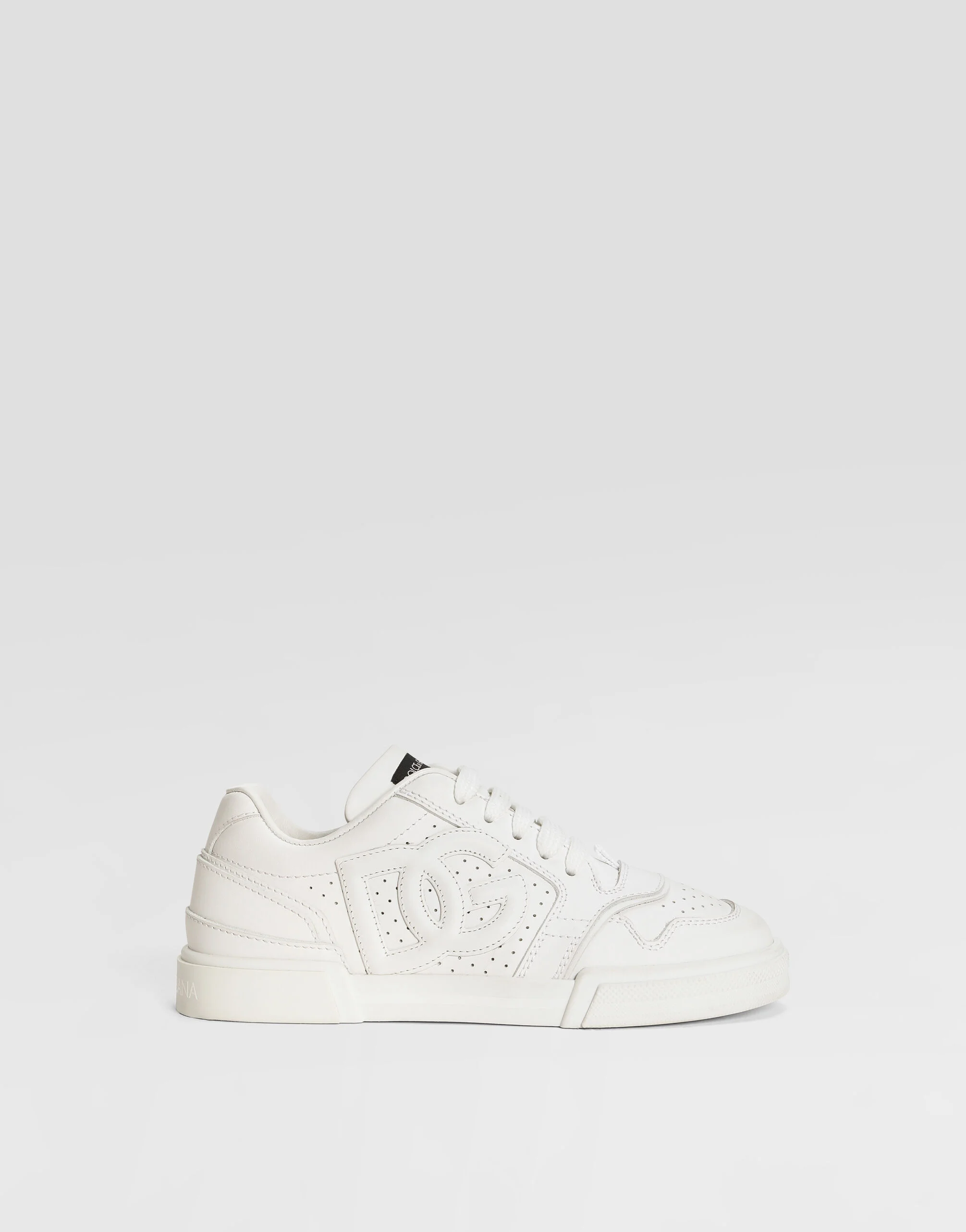 Dolce & Gabbana Kids Boys New Roma Calfskin Nappa Sneakers - 1