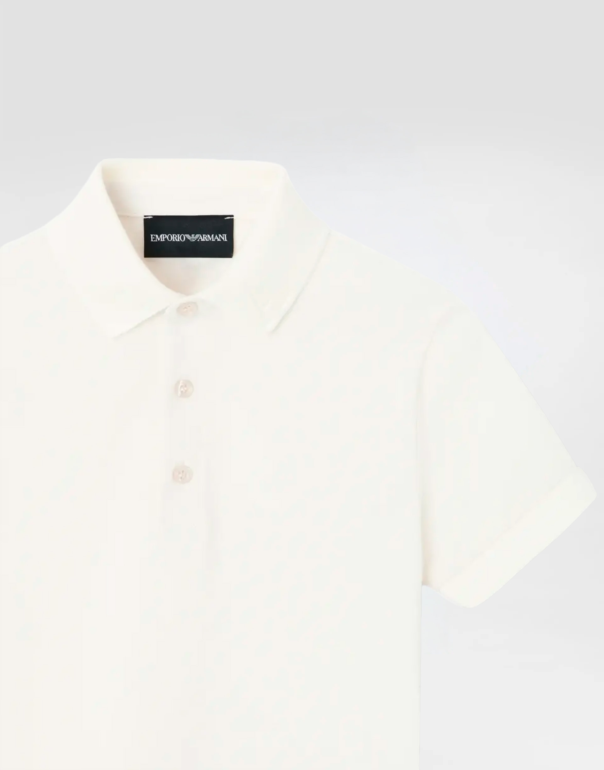 Emporio Armani Dziecięca koszulka polo z bawełnianej piki - 4