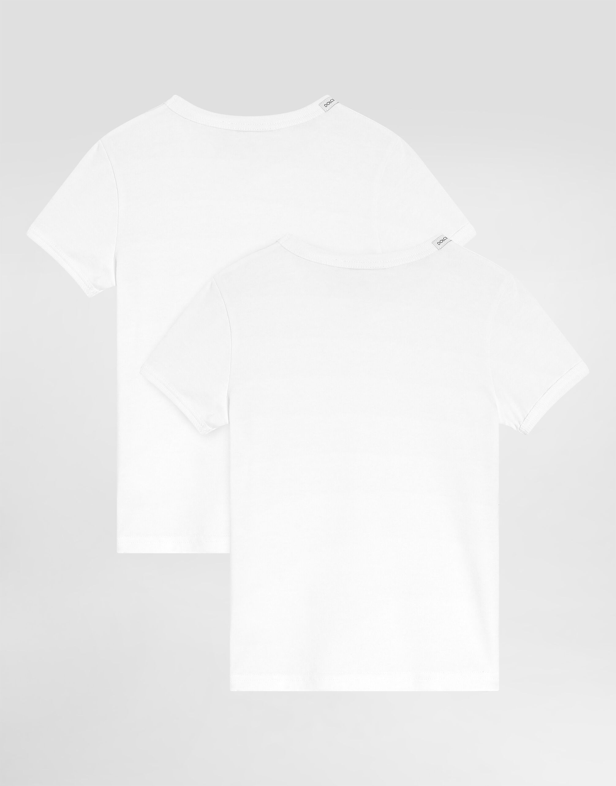 Dolce & Gabbana Kids Short-Sleeve Jersey T-Shirt Two-Pack White - 2