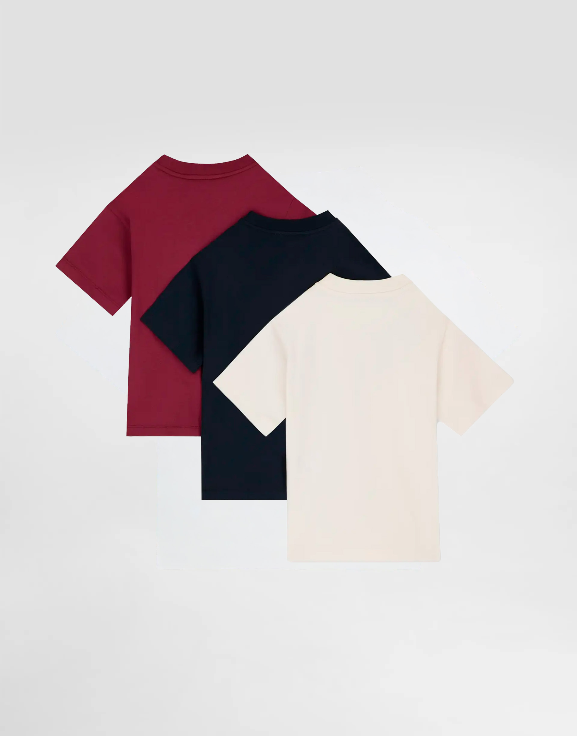 Emporio Armani Dziecięcy trójpak T-shirtów z okrągłym dekoltem z nadrukiem graficznym - 2