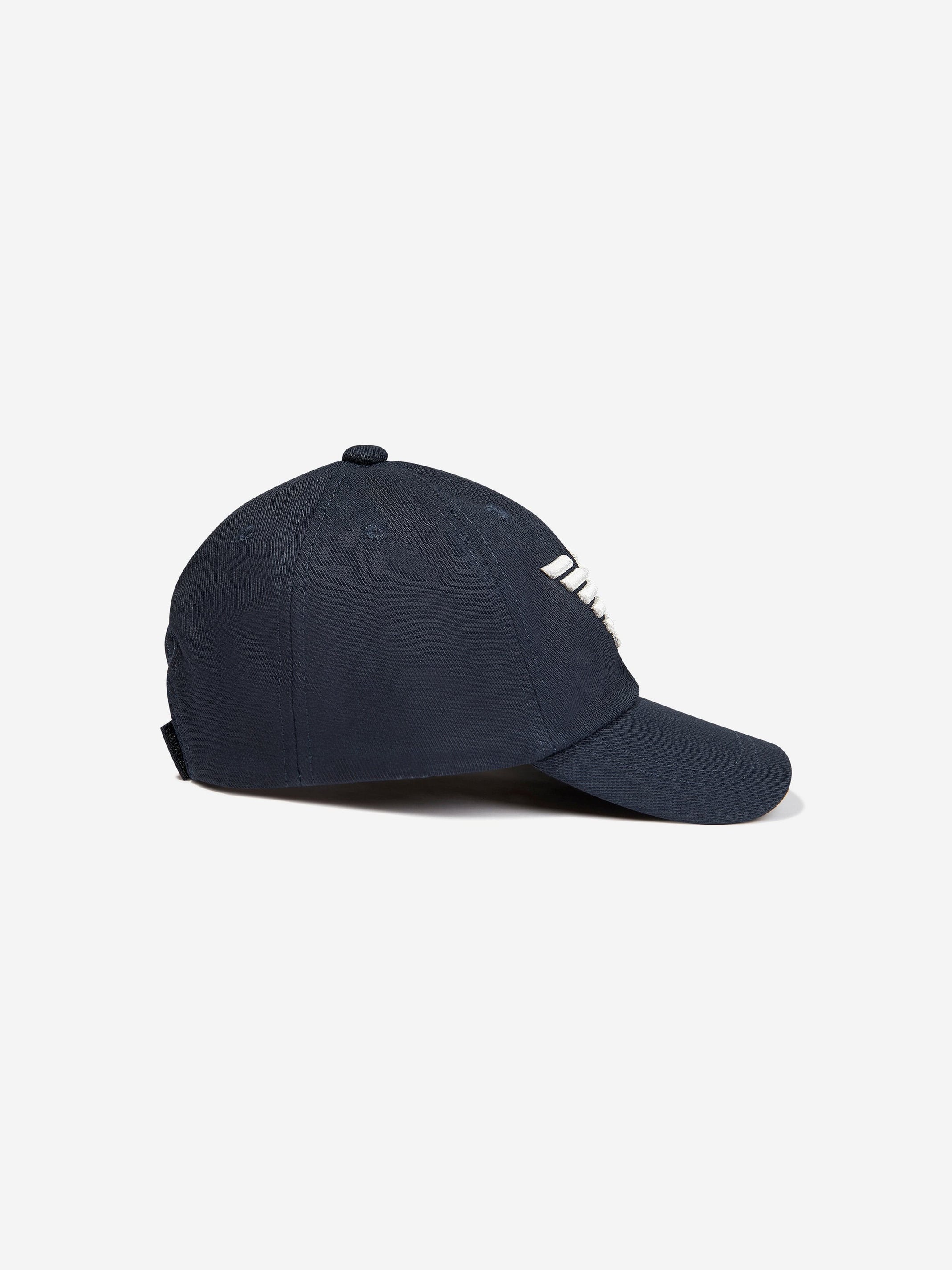 Emporio Armani Kids Cotton Baseball Cap with Embroidered Logo - 2