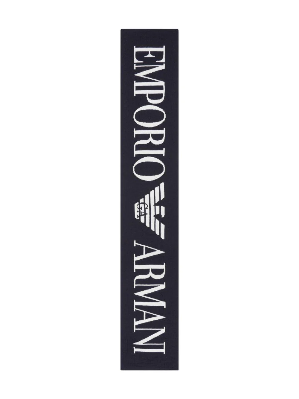 Emporio Armani Kids Knitted Hat and Scarf Set with Intarsia Logo - 3