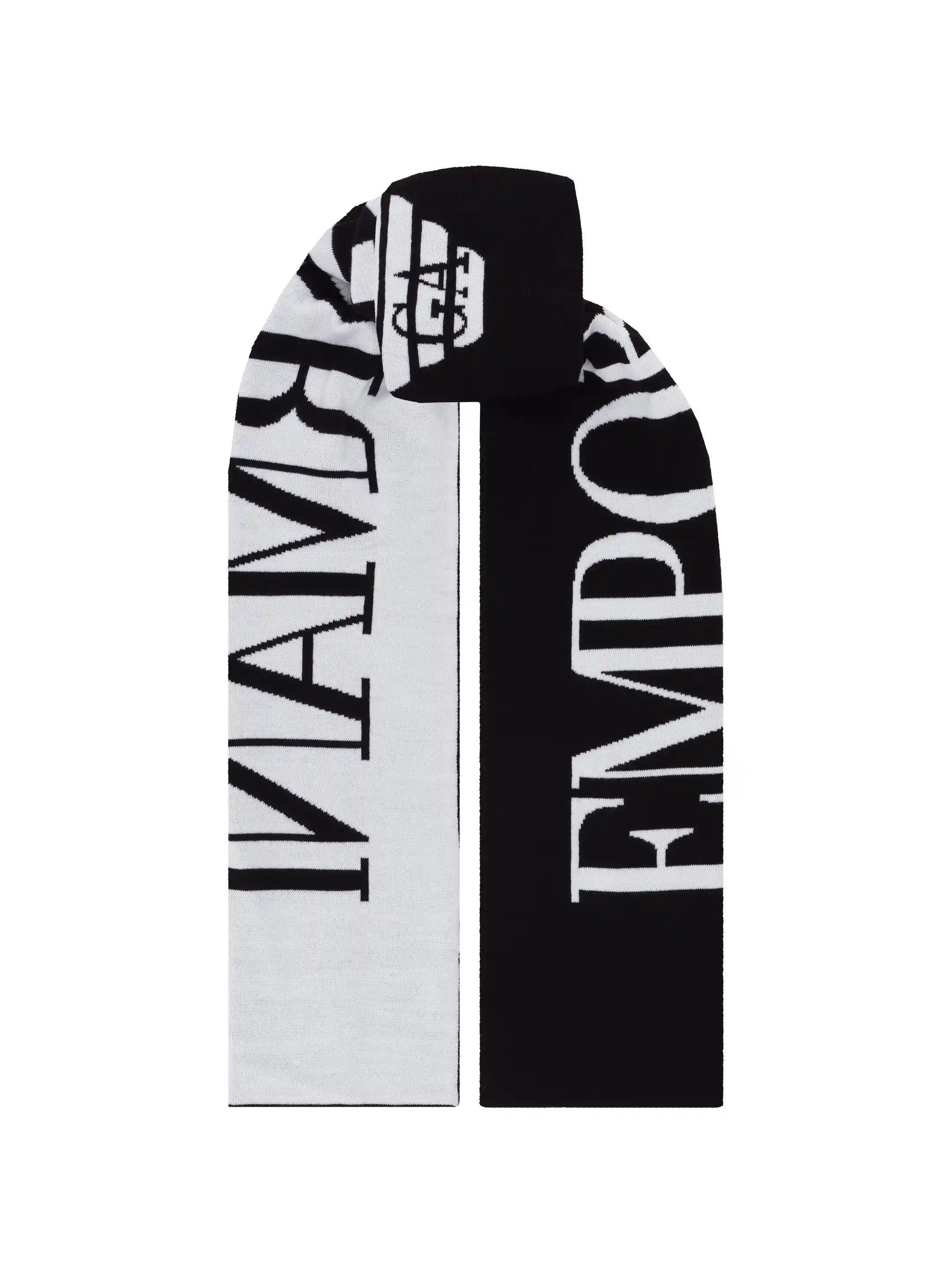 Emporio Armani Kids Knitted Hat and Scarf Set with Intarsia Logo - 5