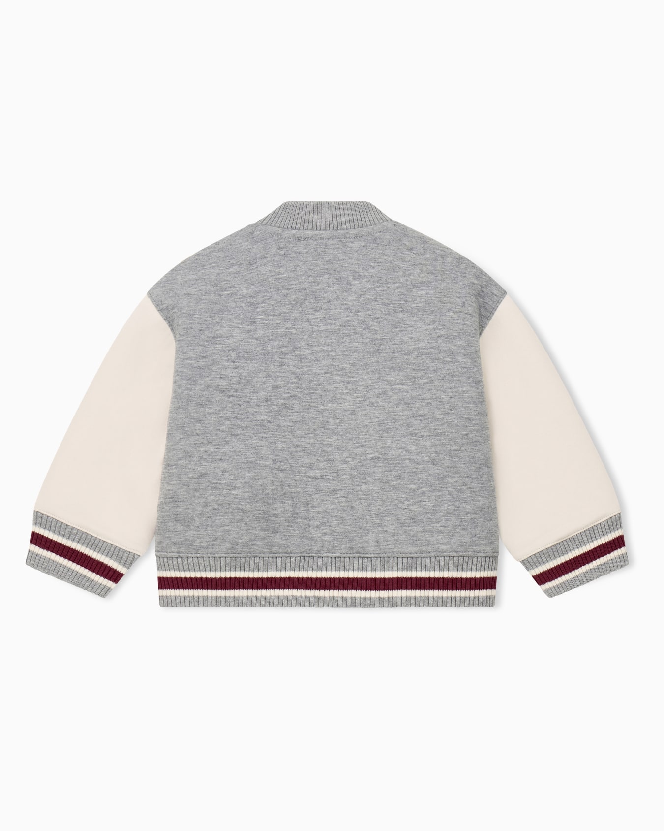Emporio Armani Dziecięca bluza varsity z kontrastowymi rękawami - 3