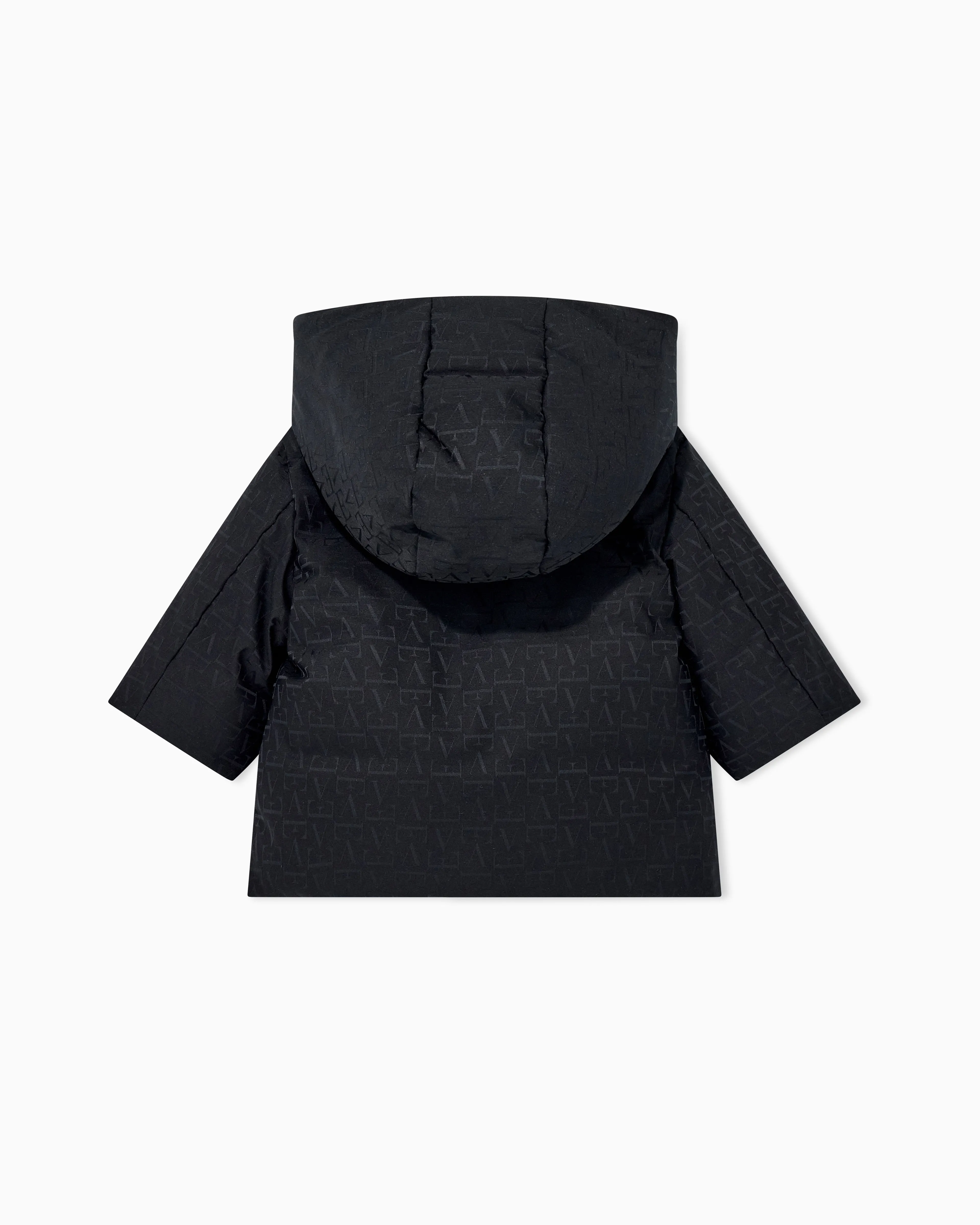 Emporio Armani Dziewczęca kurtka puchowa z żakardowym monogramem - 3