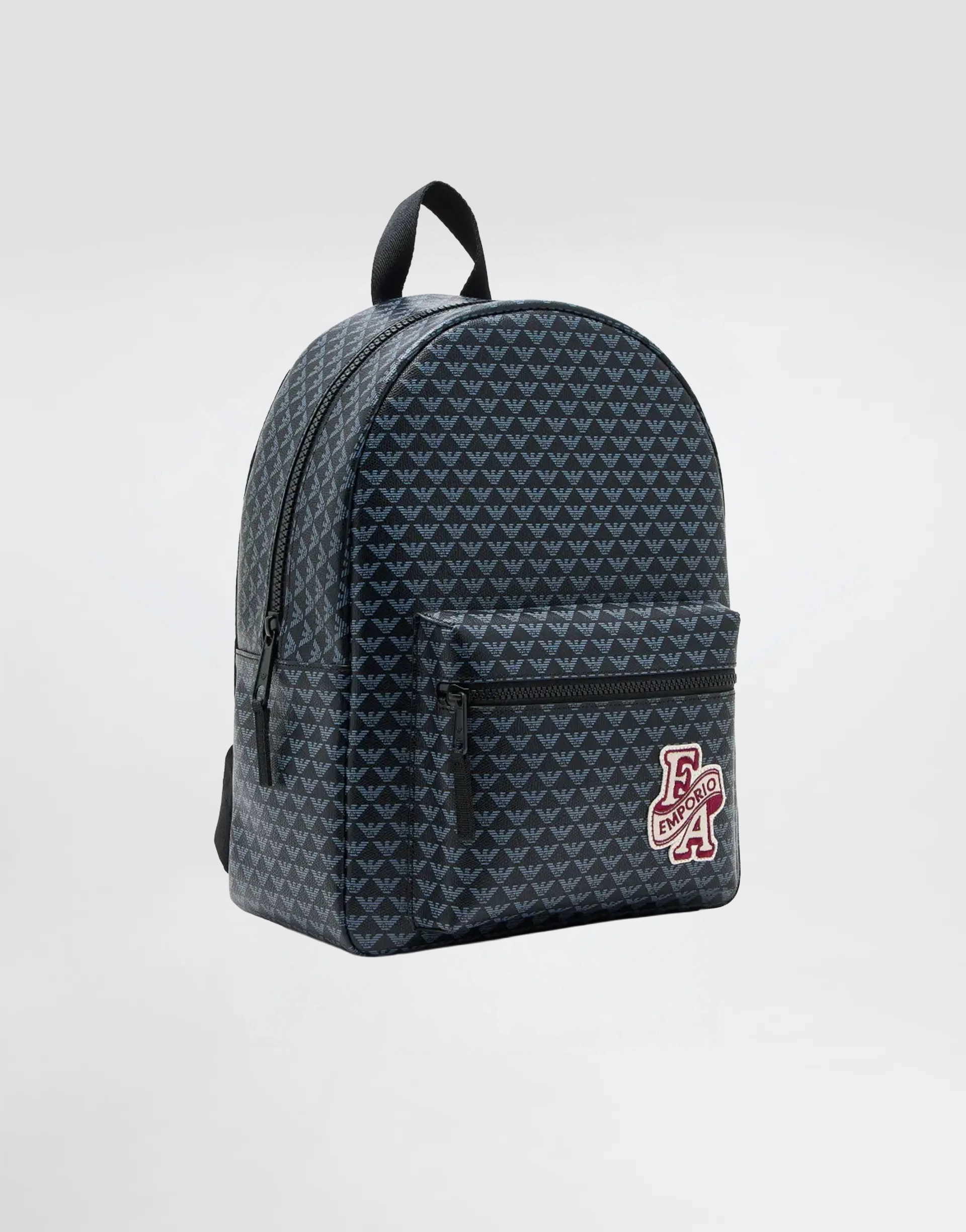 Emporio Armani Kids Backpack with Plaid Pattern - 3